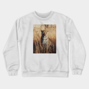 African Leopard Crewneck Sweatshirt